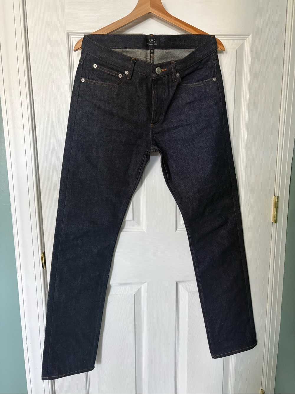 A.P.C. Men’s Raw Indigo Jeans